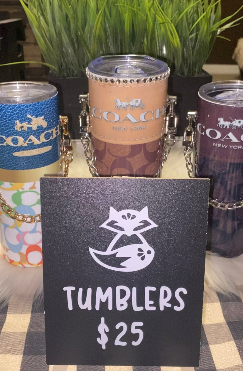 20oz Skinny Tumblers & 20oz Hookah Tumblers