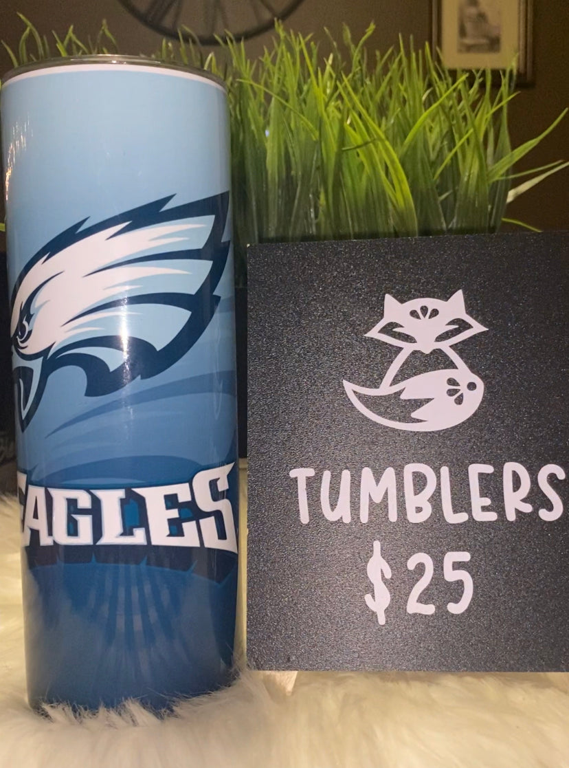 20oz Skinny Tumblers & 20oz Hookah Tumblers