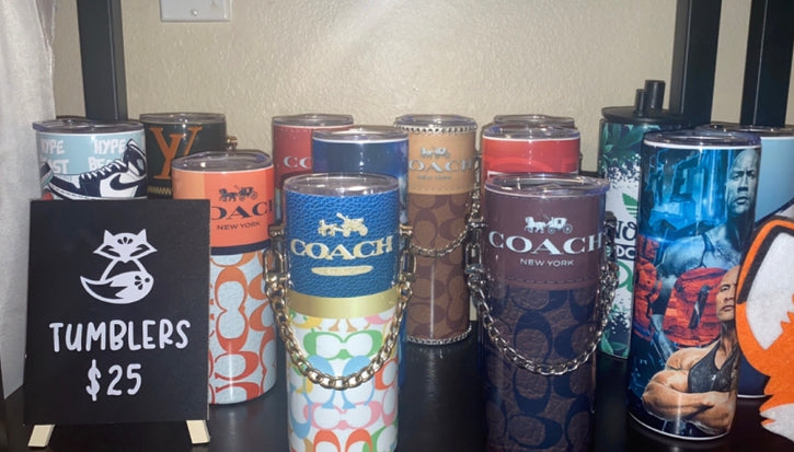 20oz Skinny Tumblers & 20oz Hookah Tumblers